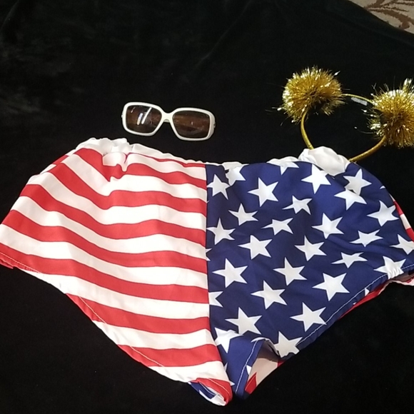 NWOT AMERICANA short shorts and top - Picture 5 of 7